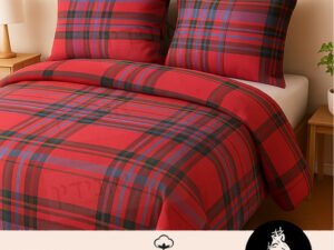 סט מצעים 100 כותנה סקוטי