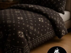 סט מצעים 100 כותנה פלנל נחשול