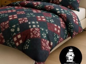 סט מצעים 100 כותנה פלנל סער